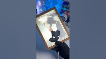 #jujitsukaisen #gojosatoru #getosuguru led light up painting Frame #anime #lightpainting #art