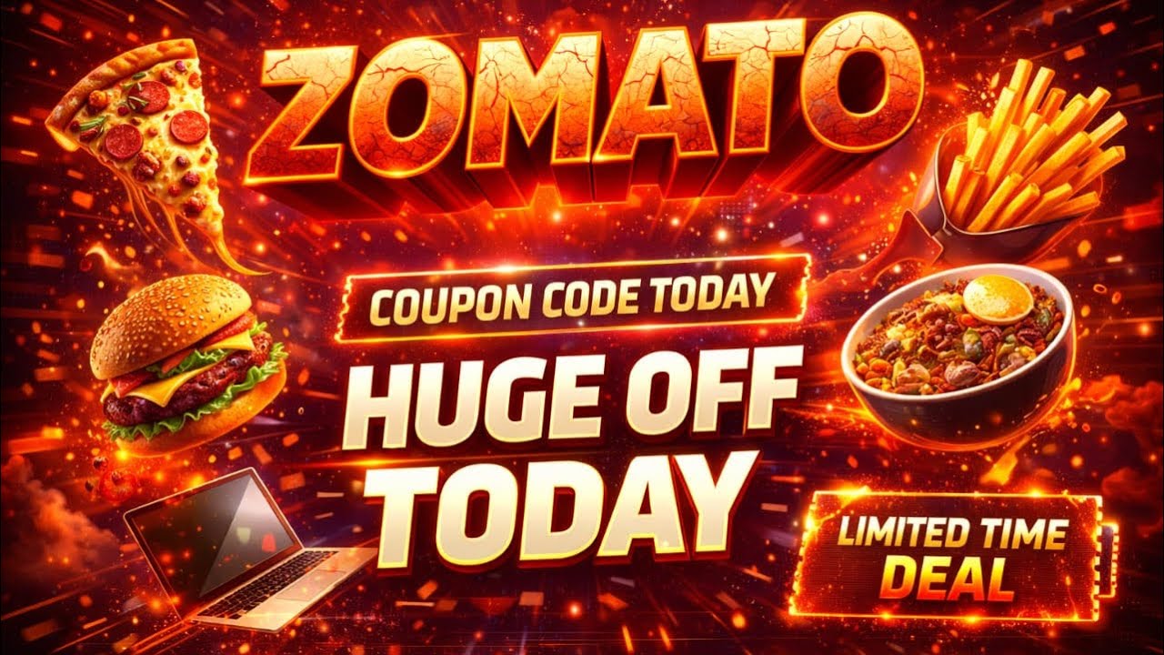 🍔 Zomato Coupon Code Today 🔥 Massive Food Discounts & Extra Savings 😋