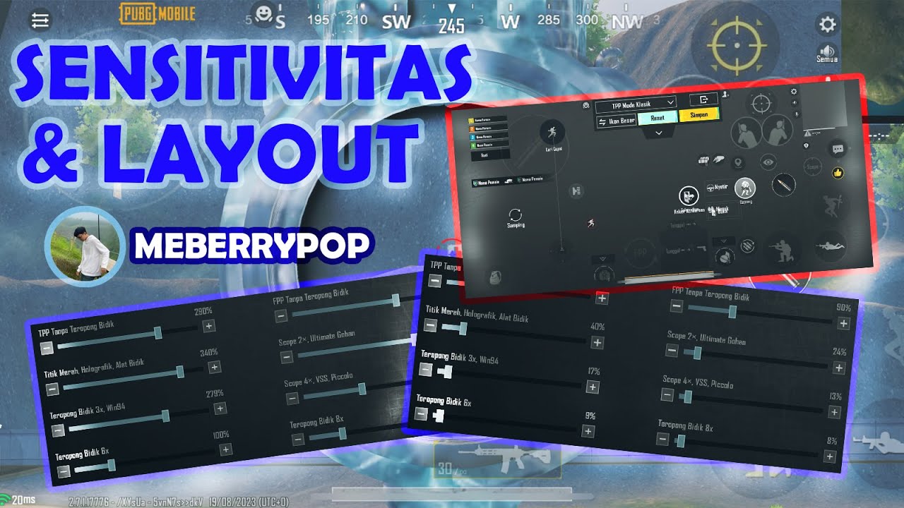 SETTING SENSITIVITAS & LAYOUT BERRYPOP !!! DEVICE IPHONE 11