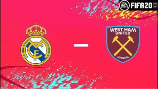 Gameplay Fifa 20 - Real Madrid - West Ham - Stadium Cup (Round of 16)