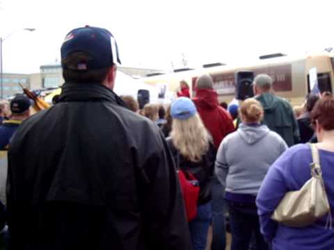 Debbie Lee Speaks to Tea Party Expess crowd in Topeka