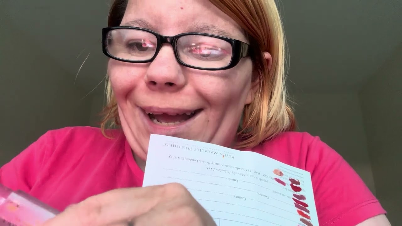 ASMR picking a lipstick colour for your wedding