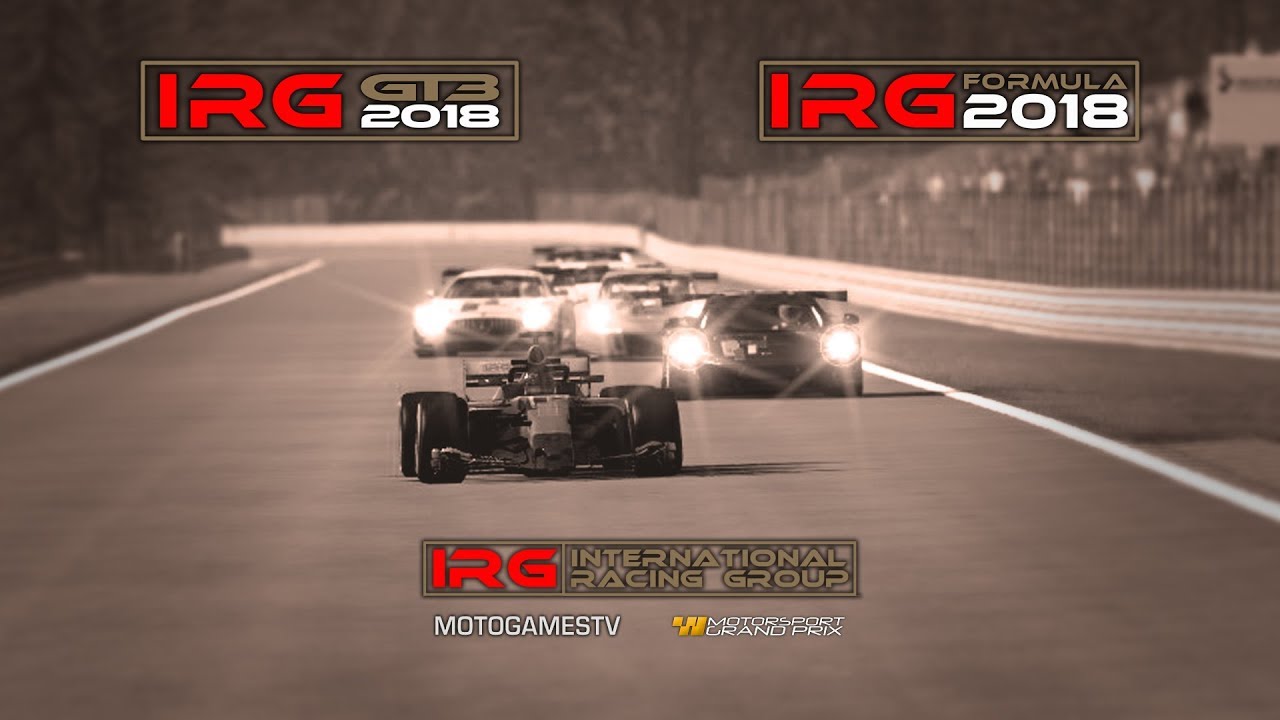 Prezentacja aut na sezony 2018 - IRG Formula 2018 - IRG GT3 2018 - rFactor2