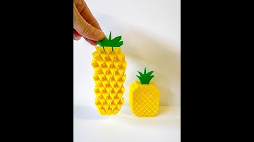 3D Printed Pixel Pineapple Fidget