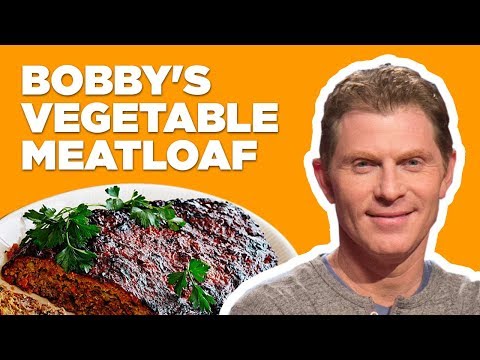 bobby-flay-makes-a-roasted-vegetable-meatloaf-|-food-network