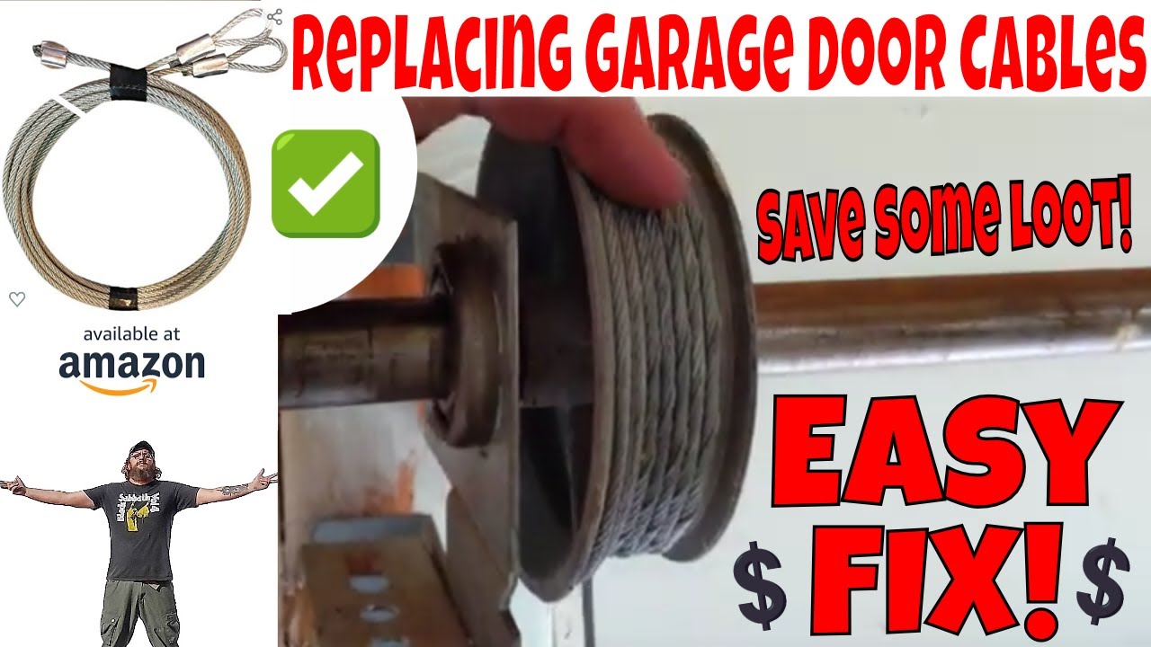 99 clopay How to fix garage door cable youtube New Castle
