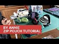 By Annie Clamshell Zip Pouch, Shannon Cuddle Quilts, Shirts Made Easy on the Bernina L460 Serger