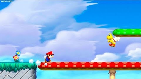 super mario gameplay Walkthrough world 1-3 paratroopas in mushroom valley (iOS & Android)