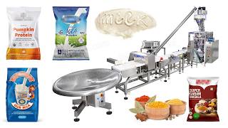Fully Automatic Vertical Vffs Packaging Machine For Flour Milk Powder