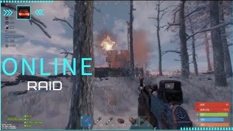 [rust]抄家系列(11) online raid真爽/抄到一半直接在他家打武直!