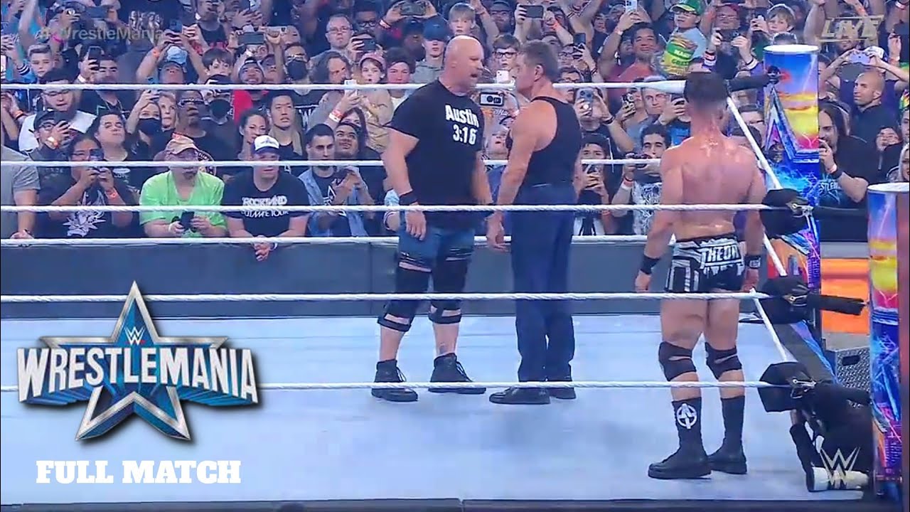 FULL MATCH : Pat Mcafee vs. Austin Theory : Wrestlemania 38 2022 - YouTube