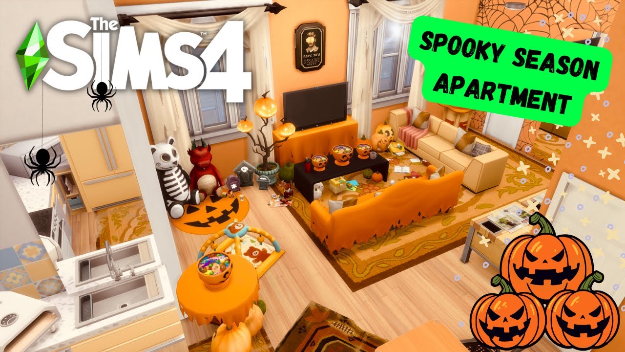 The Sims 4 Family Of 5 Apartment Spooky Season Speed Build W the-sims-4-family-of-5-apartment-spooky-season-speed-build-w