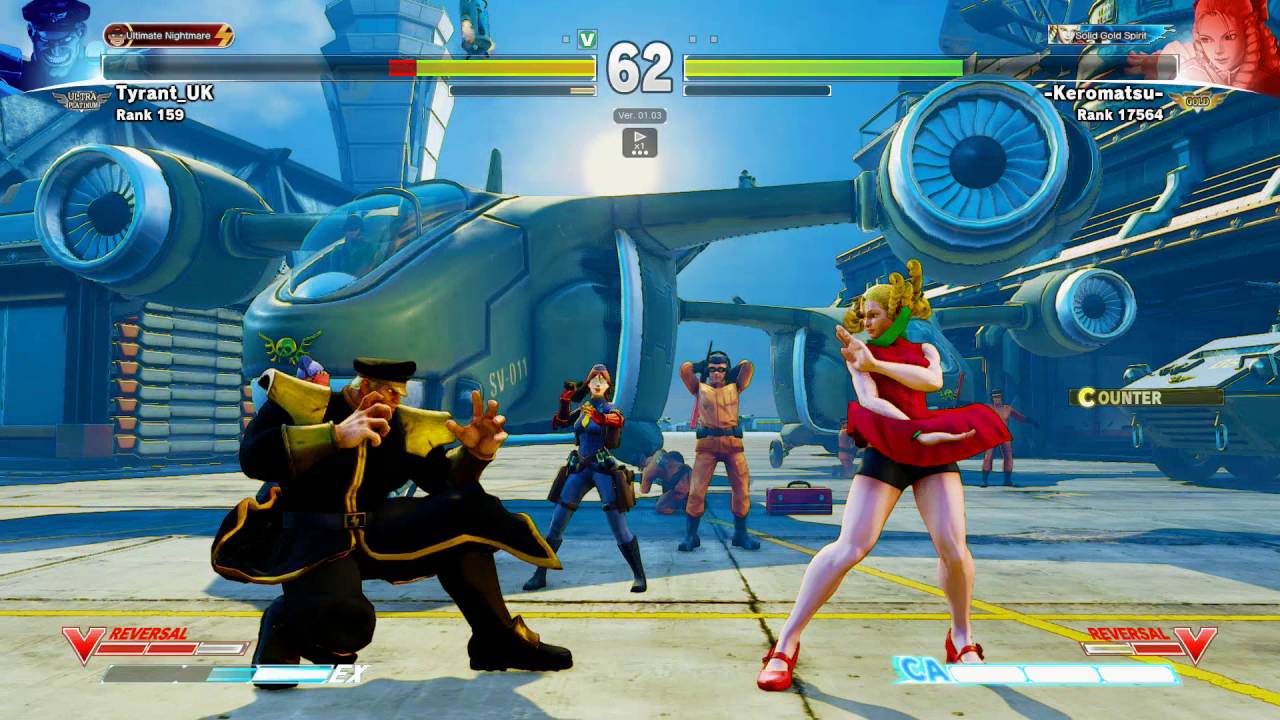 SFV~ M.Bison (Tyrant_UK) vs. Karin (-Keromatsu-) HD
