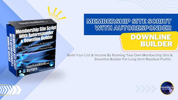 Membership Site Script With Autoresponder & Downline Builder Admin area - How to Use