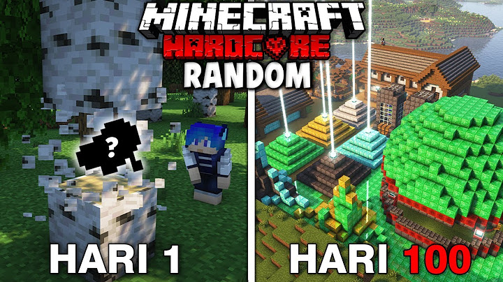 100 Hari di Minecraft Hardcore RANDOM DROP