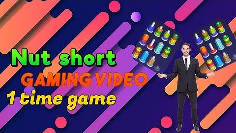 Nut sort 109 level 🎚️🎚️