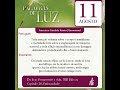 Palavras de Luz em Português e Esperanto - 11/08/2023