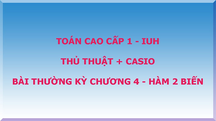 Giải bài tập chương 4 toán cao cấp 1 năm 2024