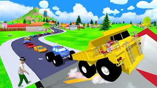 Monster Truck - Super Car Vs MEGA RAMP | #1 Dude Theft Wars Android Gameplay