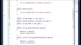 Abstract class and method Net Worth