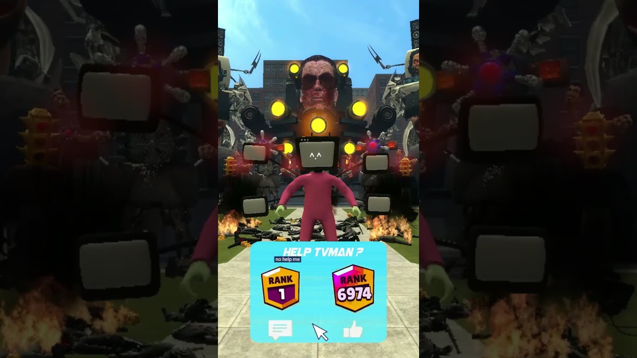 SKIBIDI TOILET 78 TVWOMAN LEVEL UP TO AVENGE THE TVMAN TEAM HELP ME IN GARRY'S MOD