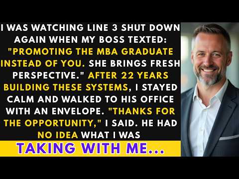 My Company Promoted An MBA Over Me After 22 Years, But Then My Boss Read The Last Line Of...
