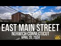 Norwich connecticut  a glimpse of east main street in the year 2024