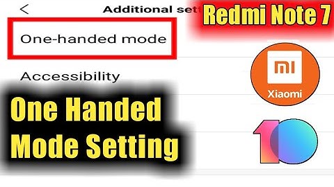 Redmi Note 7, 8 Pro One Handed Mode Setting || How to Enable One Handed Mode in Redmi Phone