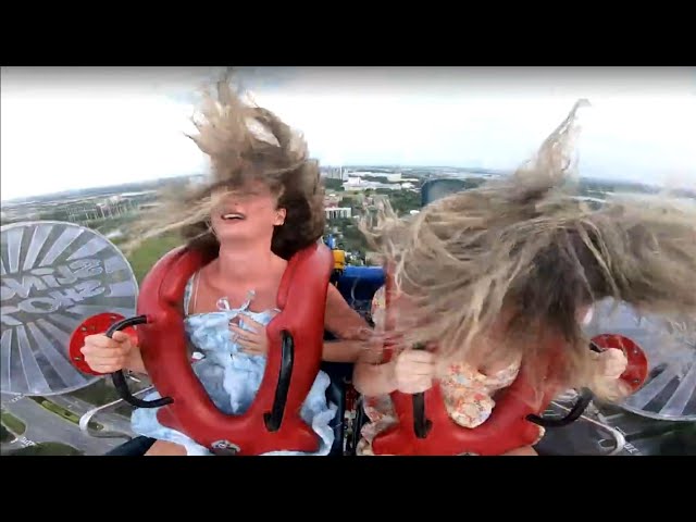 Amazing slingshot ride #14 #slingshotride #slingshotchallenge #slingshots class=