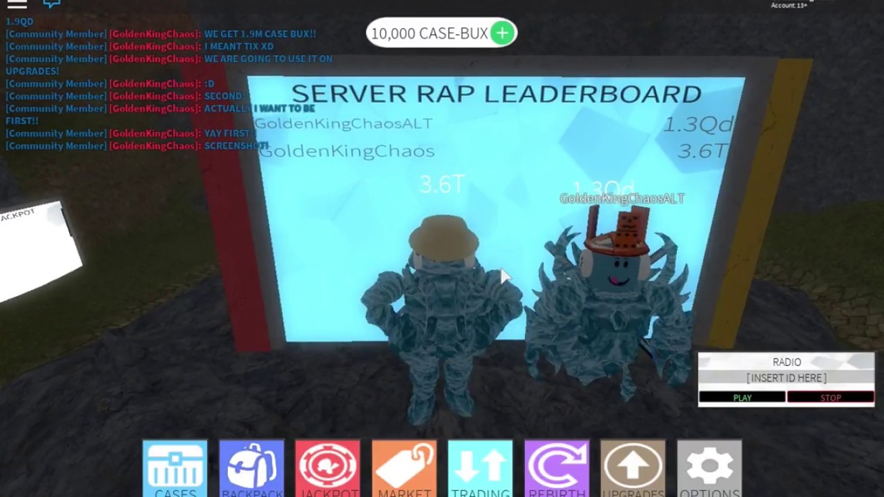 I Reached Number One Global Tix Leaderboards Rebirth Case Clicker Roblox Youtube - rebirth case clicker roblox