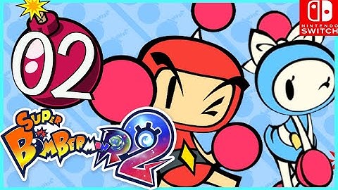 Super Bomberman R 2 Walkthrough Part 2 Tower Defense too?! (Nintendo Switch)