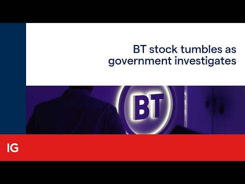 BT stock tumbles as government investigates