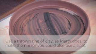 How to Make Platters Using a Mold Made of Insulation Foam | MARTY FIELDING