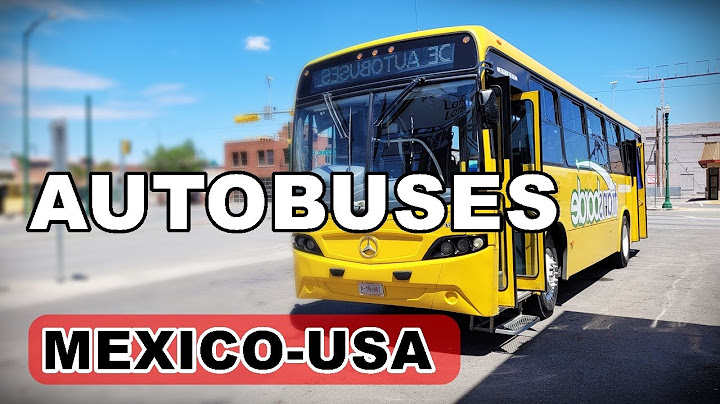How to cross into the United States on truck? TRANSBORDER buses cross you from Juarez to El Paso TX.