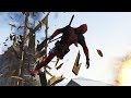 GTA 5 - Ragdolls And Crazy Falls N94 - (Deadpool slow motion ragdolls)