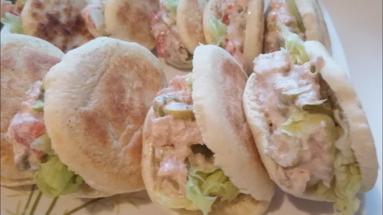 🇲🇦 Cómo hacer Pan sin horno típico marroquí, Relleno de atún, batbout vegetal / Cintika 💖