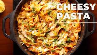 CHEESY SAUCY PASTA RECIPE