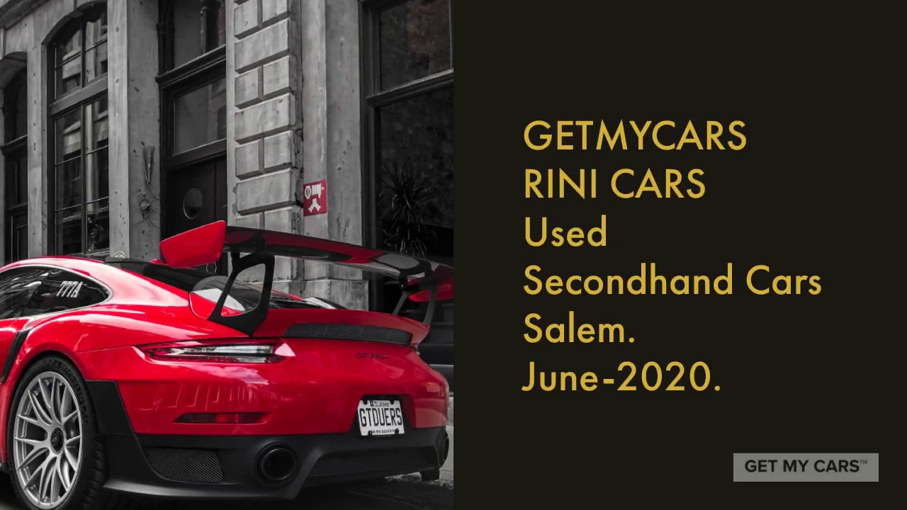 Certified Secondhand Used Cars in Salem Used Cars Collections in Tamilnadu GETMYCARS. YouTube