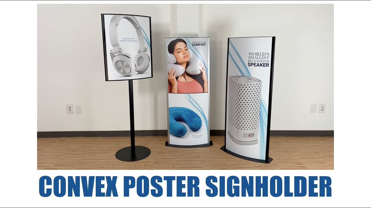 Testrite Visual | Convex Poster Signholders