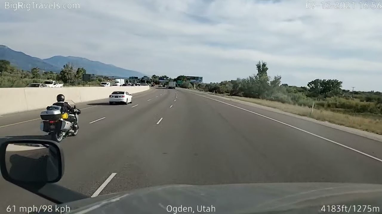 BigRigTravels LIVE Ogden, Utah from the shipper to the truck stop. (Sep