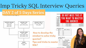 Query 2: Solving TRICKY SQL Interview Queries | SQL Query Interview Questions #sqlinterviewquestions