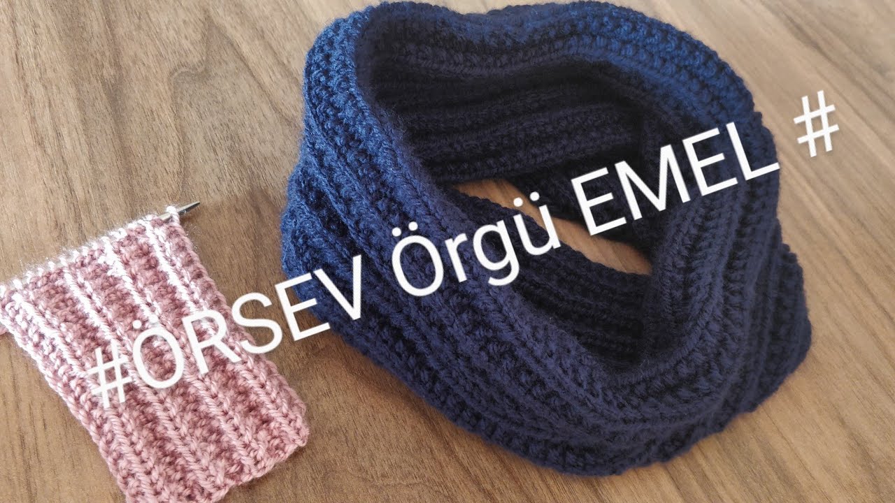 2 tarafı aynı görünen ve aynı şekilde örülen.BOYUNLUK. Erkek kadın çocuk her yaşa uygun model