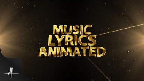 Music Lyrics Animated After Effects Templates