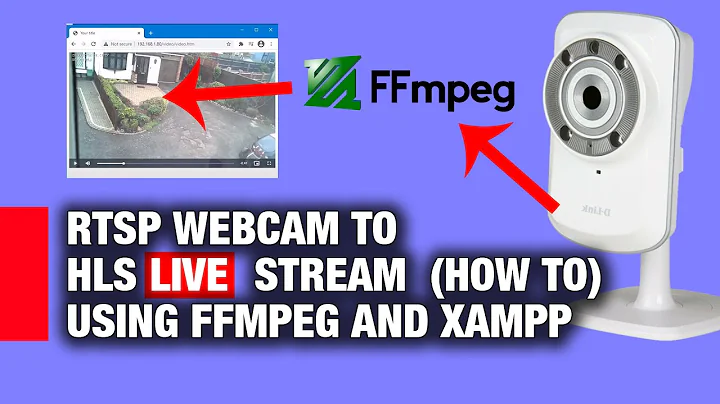 RTSP Webcam to HLS Live Streaming using FFMPEG and XAMPP | PART 1
