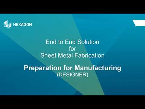 End to End Solution for Sheet Metal Fabrication: 02  Preparation for Manufacturing