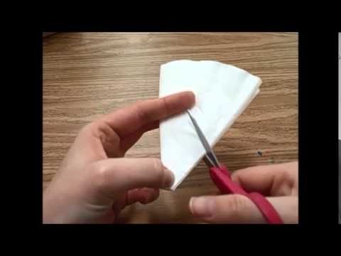Video: How To Make Snowflakes For Coffee