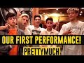 FIRST LIVE PERFORMANCE | PRETTYMUCH Explains Everything!