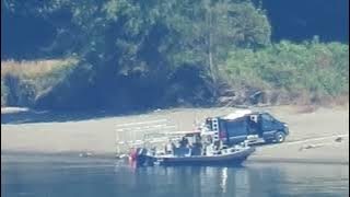 MVI 7776 - Appears to be USAF Vessels Training off JBLY Solo Beach last week and this Afternoon.