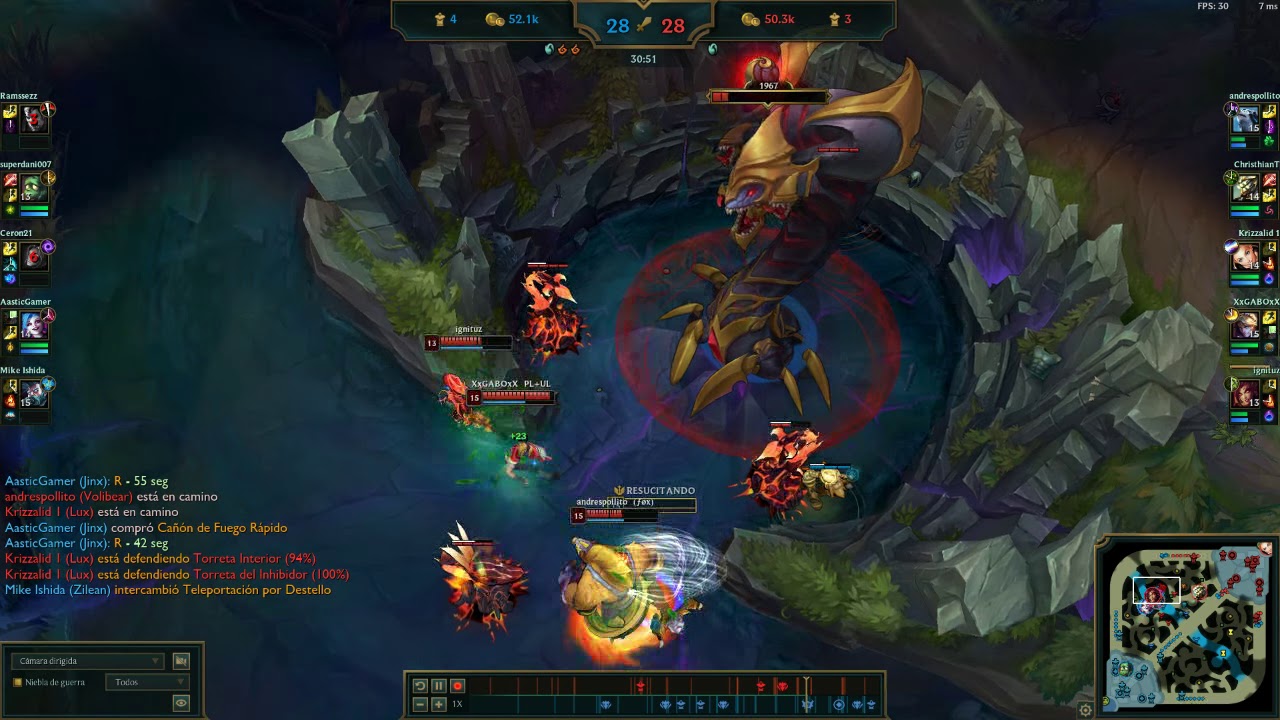 Robo de baron, Aastic - Mike (Jinx - Zilean)