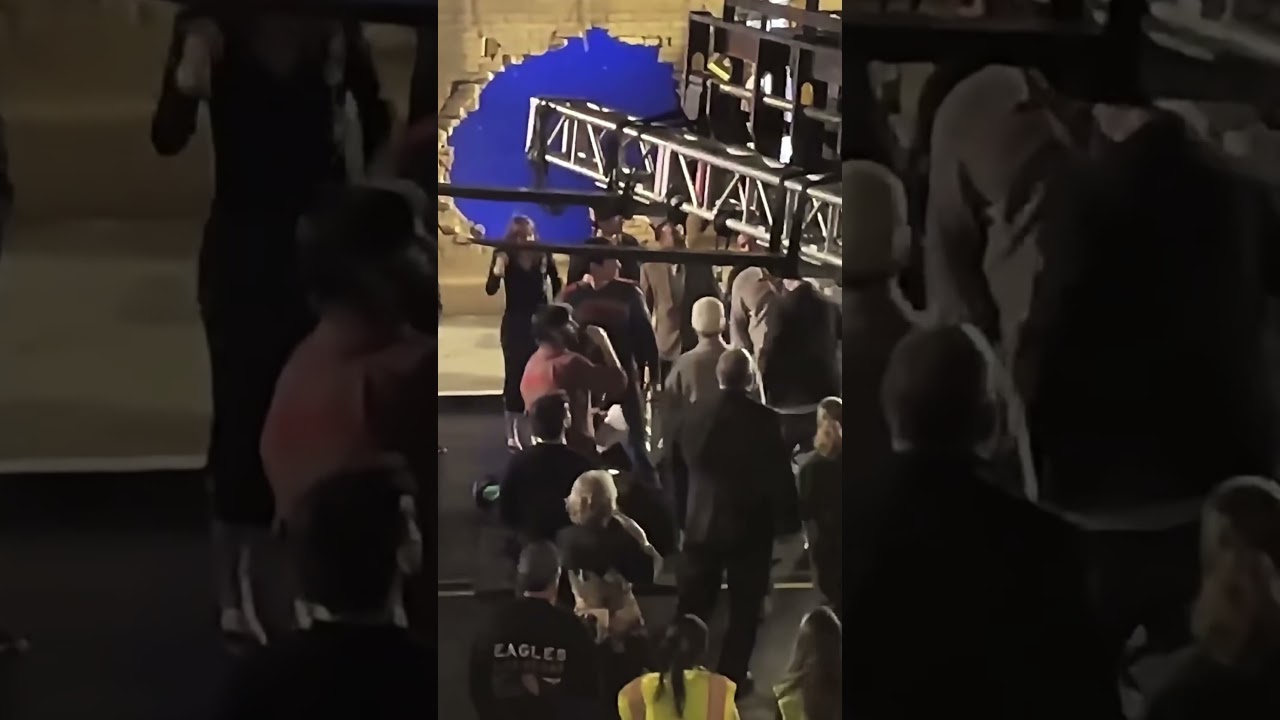 David Corenswet filming scenes as Superman in MAN OF TOMORROW  #DC #Superman #DCFans #ManOfTomorrow